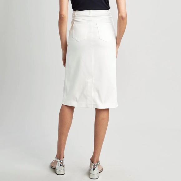 White Denim FRAME skirt - Picture 3 of 13